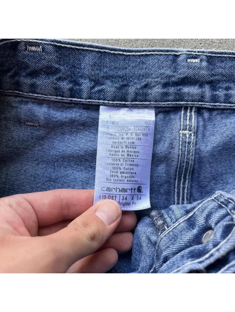 Baggy Carhartt Denim Carpenter Jeans